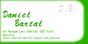 daniel bartal business card